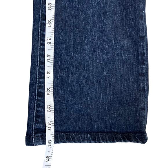 AG Adriano Goldschmied 27R Angel Boot Cut Super Low Rise Jeans Dark Wash Y2K - Picture 12 of 16